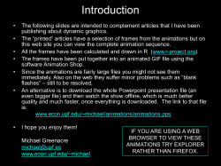 Statistical Animations by Michael Greenacre