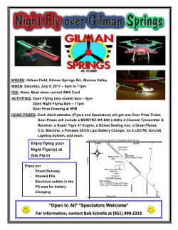 Night Fly, July 8, 2017 - Gilman Springs RC Flyers