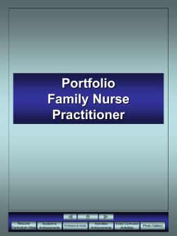 Nurse Portfolio FNP