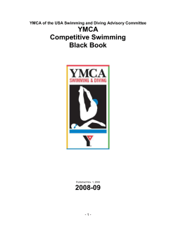 YMCA of the USA Swimming and Diving Advisory Committee