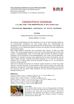 Seminar_EPFL_KunZhao