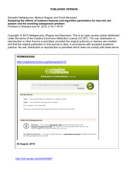 Analyzing the effects of instance features and algorithm parameters