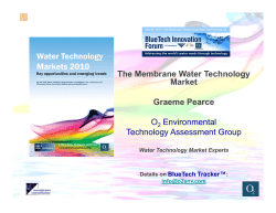 The Membrane Water Market