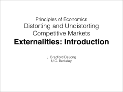 20140207 Principles * Distorting and Undistorting Competitive