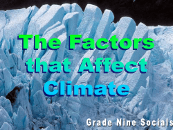 1 five factors affecting climate_ppt