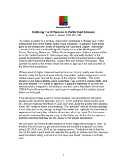 Defining the Difference in Perforated Screens