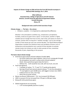 Climate Change and IPM - Northeastern IPM Center