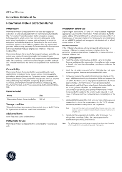 GE Healthcare Mammalian Protein Extraction Buffer
