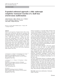 Expanded endonasal approach: a fully endoscopic completely