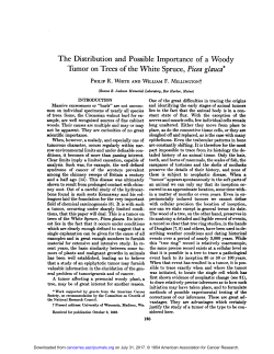 The Distribution and Possible Importance of a