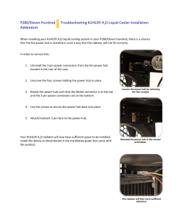 P280/Eleven Hundred Troubleshooting KUHLER H2O