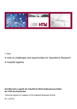 A note on challenges and opportunities for Operations Research in