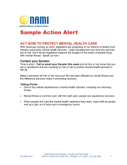 NAMI Smarts Module 2 Worksheets
