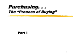 Purchasing