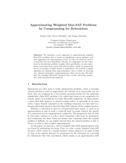 Approximating Weighted Max-SAT Problems by