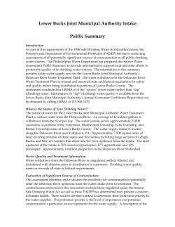 Lower Bucks County Joint Municipal Authority Intake