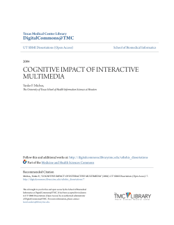 cognitive impact of interactive multimedia