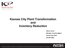 Kansas City Plant Transformation