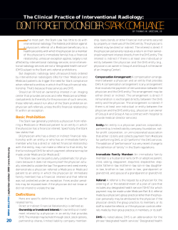 don`t forget to consider stark compliance