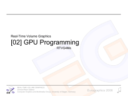 Real Time Volume Graphics