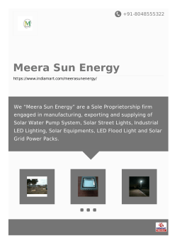 Meera Sun Energy