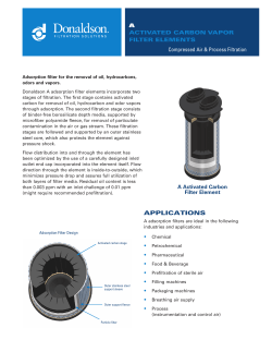 A Activated Carbon Vapor Filter Elements