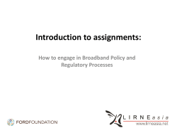 Group 2 - LIRNEasia