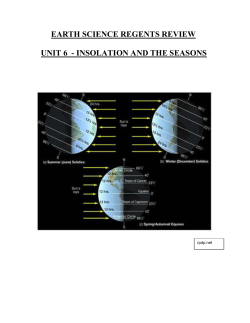 EARTH SCIENCE KEY NOTES