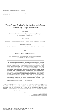 Time-Space Tradeoffs for Undirected Graph Traversal by Graph