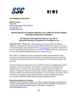 Shared Spectrum Company Named to Inc. 5000 List of the Fastest
