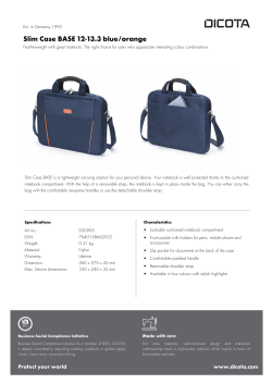 Slim Case BASE 12-13.3 blue/orange