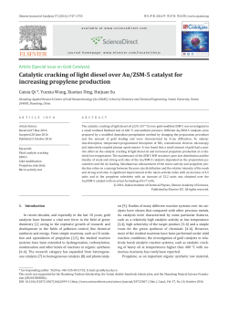 Catalytic cracking of light diesel over Au/ZSM