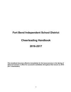 Cheerleading Handbook