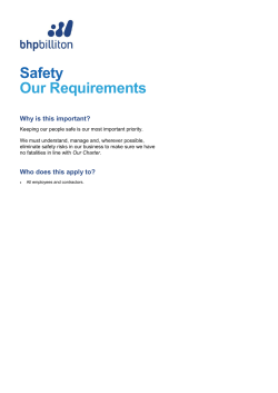 Safety Our Requirements