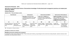 Assessment Schedule &ndash; 2013