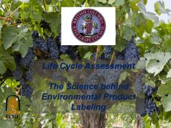 Life Cycle Assessment (LCA)