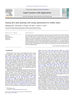 Staying-alive path planning with energy optimization for mobile robots