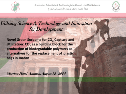 8.CO2 Green Sorbents _JoSTA_Presentation.pps