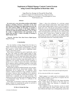 Implement of Digital Signage Content Control System using