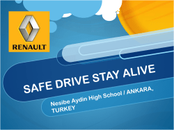 road safety Nesibe Aydın Schools