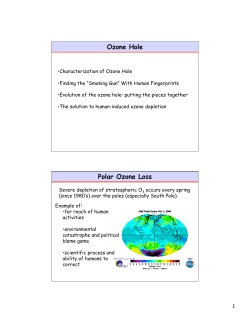 Ozone Hole - Instructure