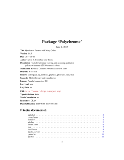 Package `Polychrome`