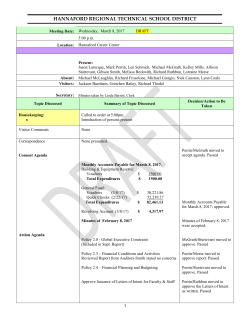 PHCC Bd Minutes MAR 8 2017 DRAFT (1)