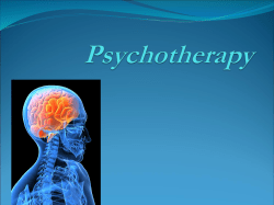 Psychotherapy