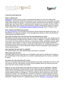 Frequently Asked Questions What is MindCrowd? MindCrowd is