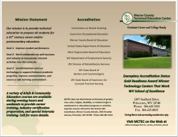 MCTEC Programs of Study 2015 &ndash; 2016