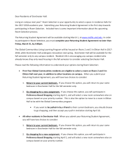 Dorchester Hall - Department of Resident Life