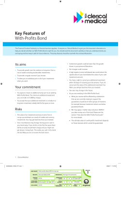Key Features of With-Profits Bond