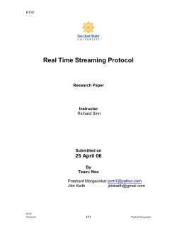 4. RTSP Method types