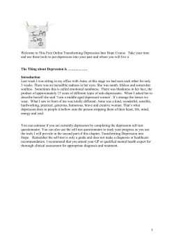 Depression - Dr. Eddie Murphy